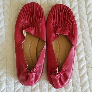 Chocolat Blu red leather shoes 9 CAM2